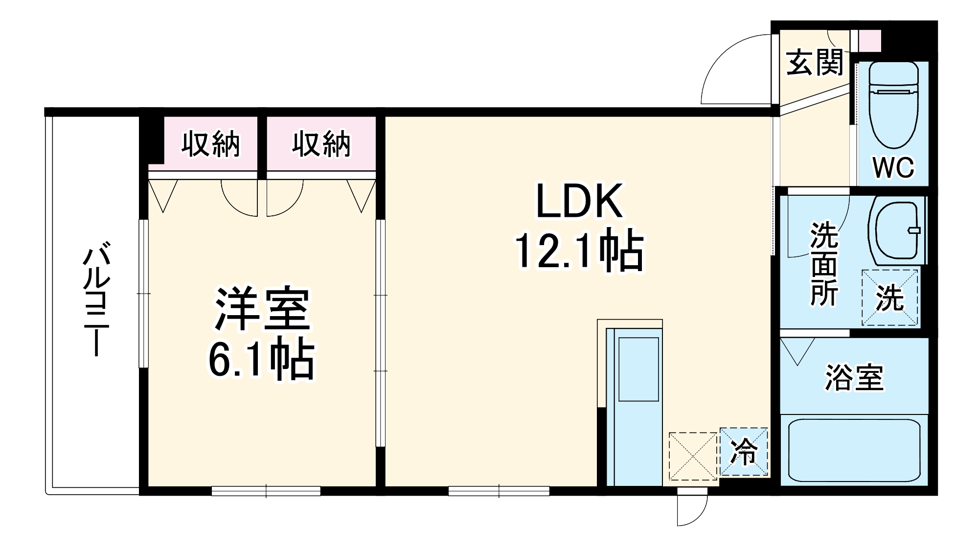 Le Clairの間取り