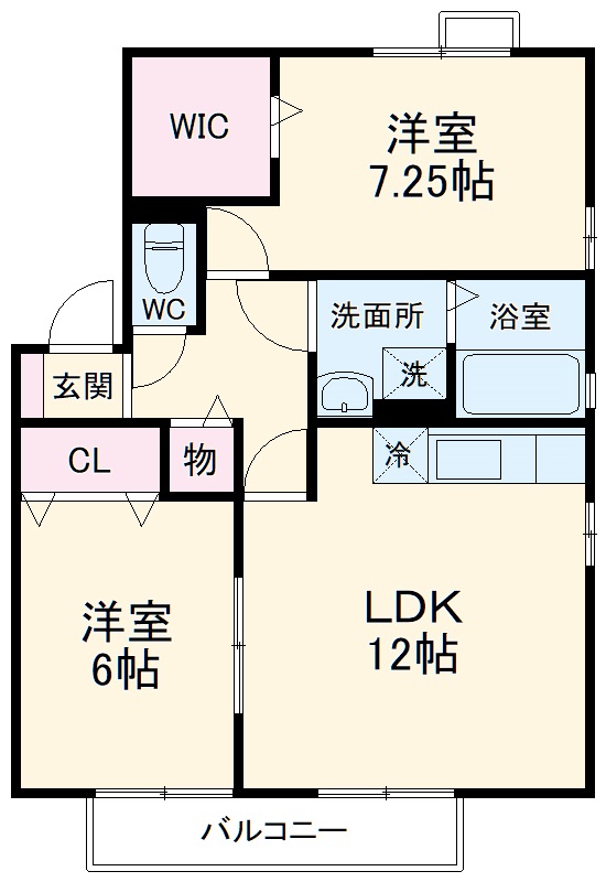アプリエールガーデンの間取り