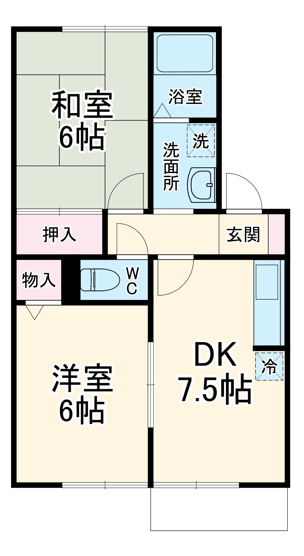 グレイスコートの間取り