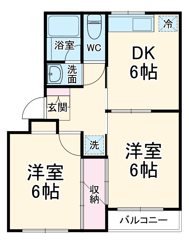 ラフィーヌ北小金の間取り