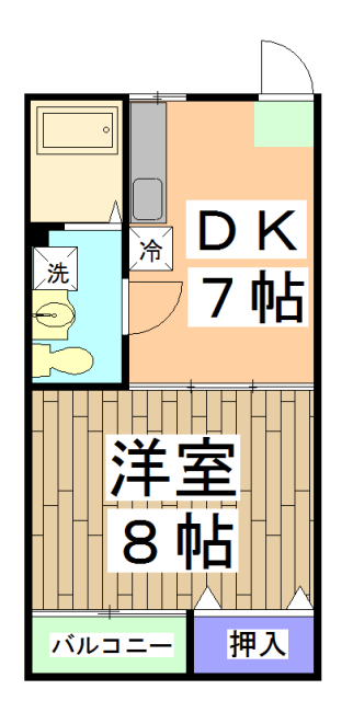 マンションいそい伯楽の間取り