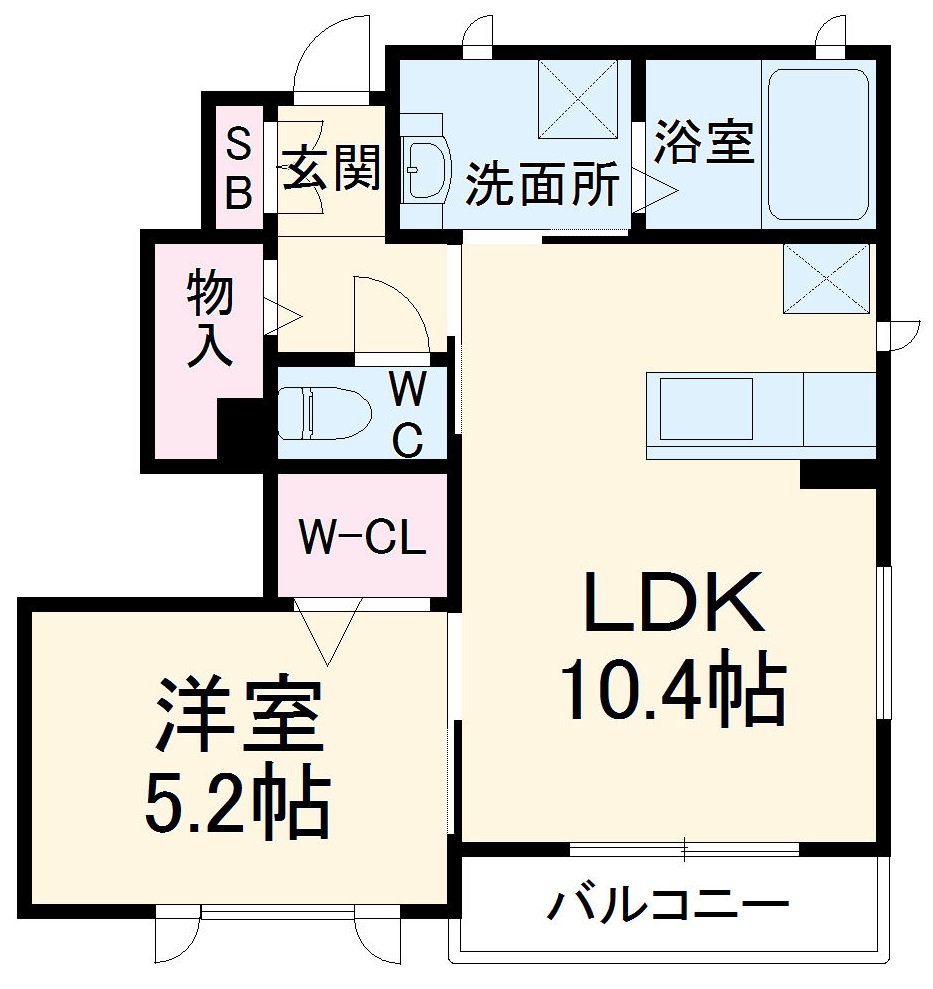 茉莉花(まりか)の間取り