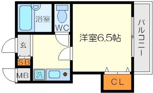 イースト新大阪の間取り
