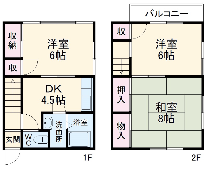 いしわたはうすの間取り