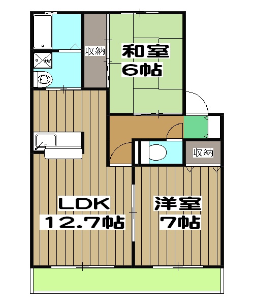 エーデルハイムⅠの間取り