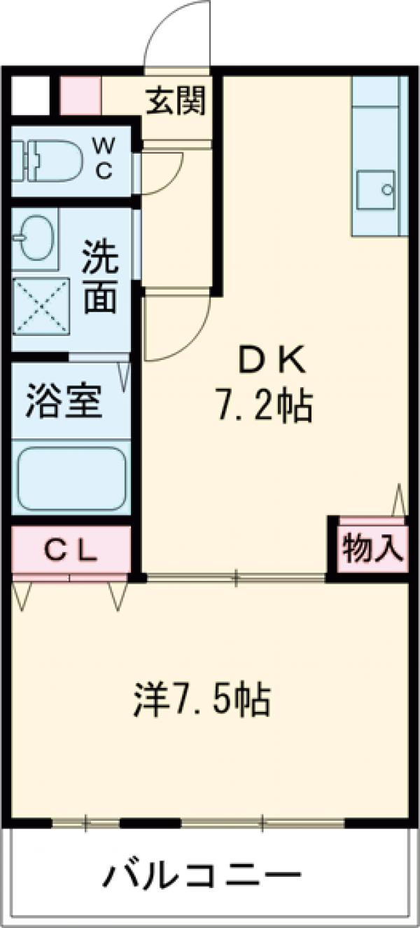 メルヴェイユの間取り