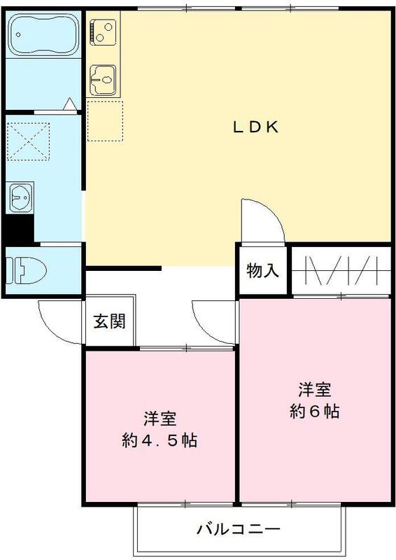 ファインライツ Ⅱの間取り