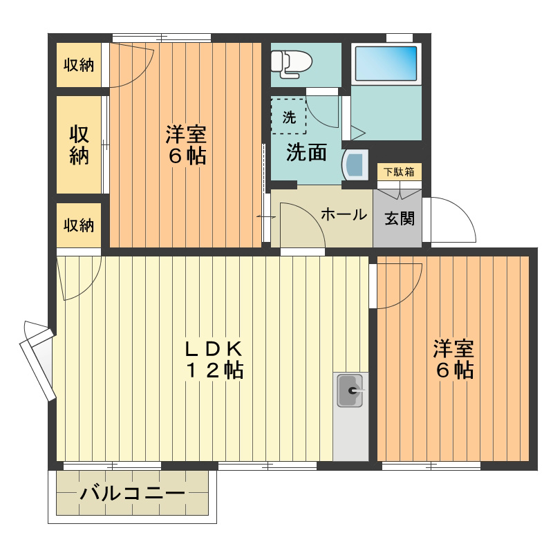 グリーンフレグランスの間取り