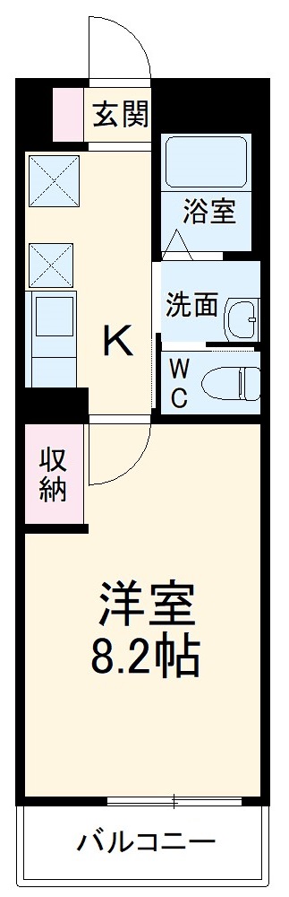 ラ・ブリーズ壱番館の間取り