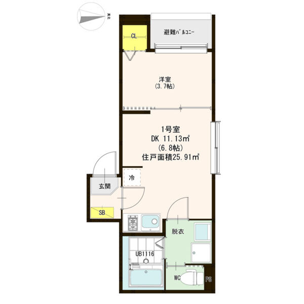 ボアソルテの間取り