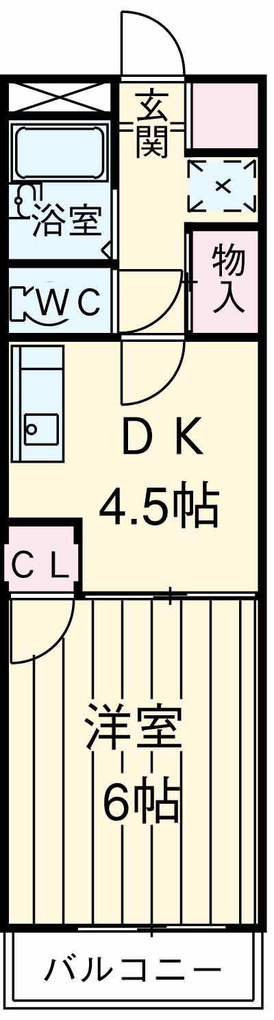 アドニス島田の間取り