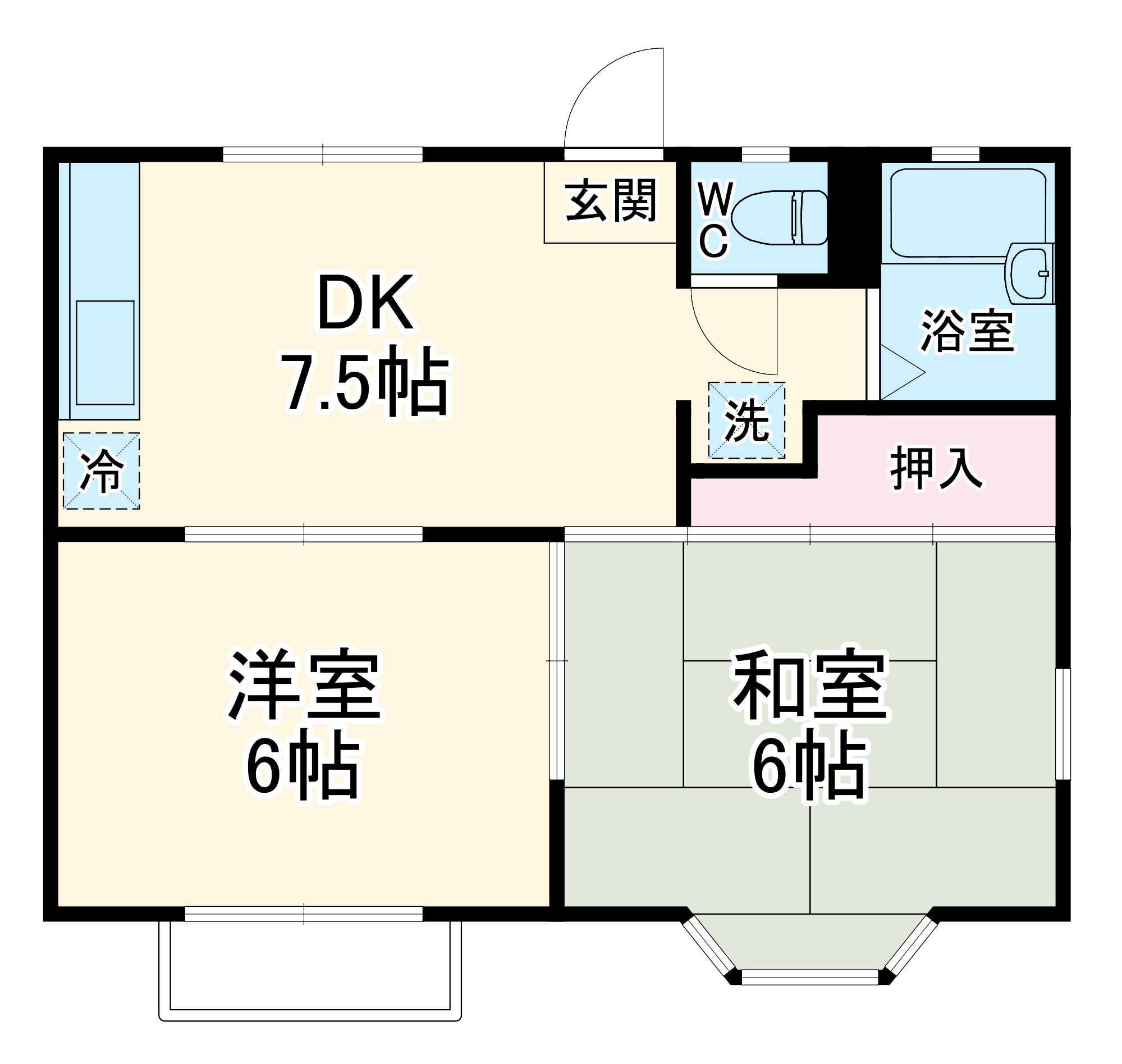 メゾンドスリジェの間取り