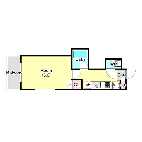 ロワール成瀬・201号室の間取り