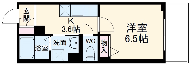 エクラージュMの間取り