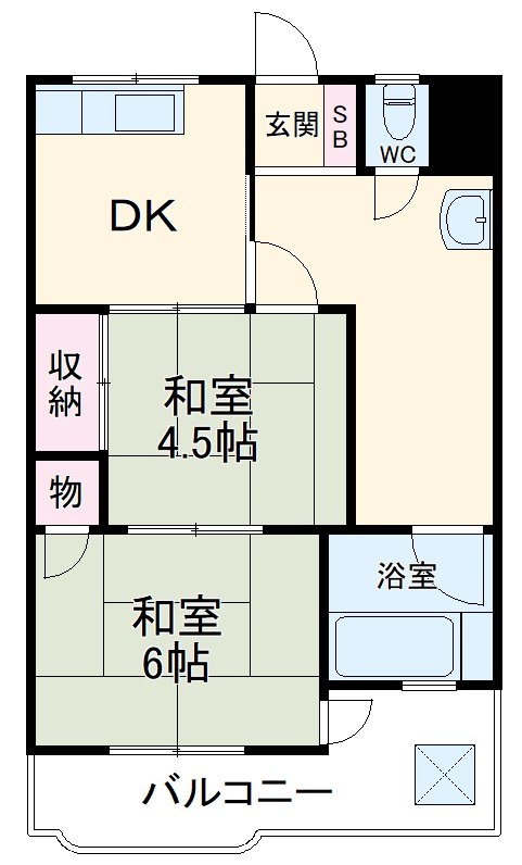 永田マンションの間取り