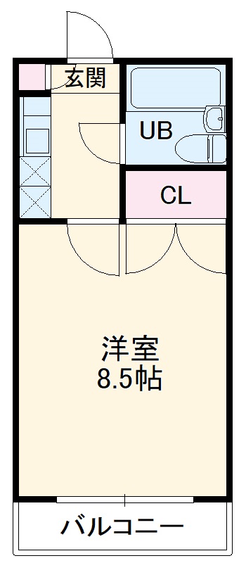 ジュネス市川の間取り