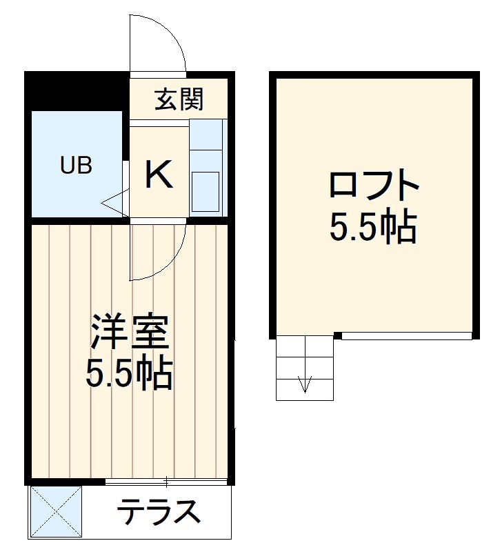 ハイムトレンディ・107号室の間取り