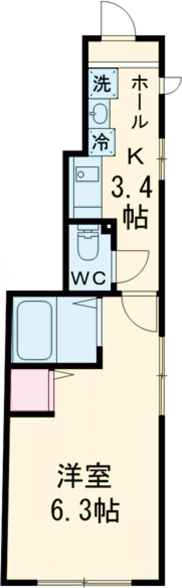 ラフィネ相原の間取り