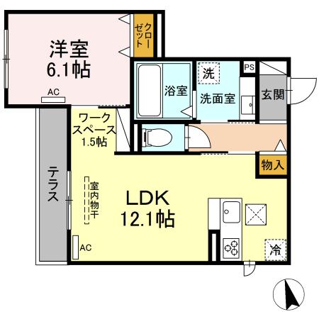 サンシャインⅦの間取り