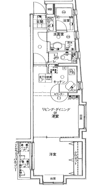 エクセレンス目黒の間取り