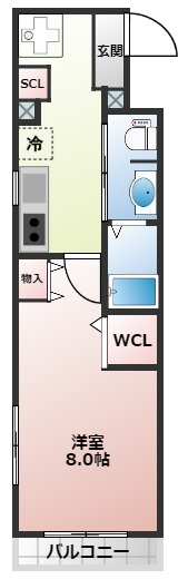 レクサス市川南Ⅲの間取り