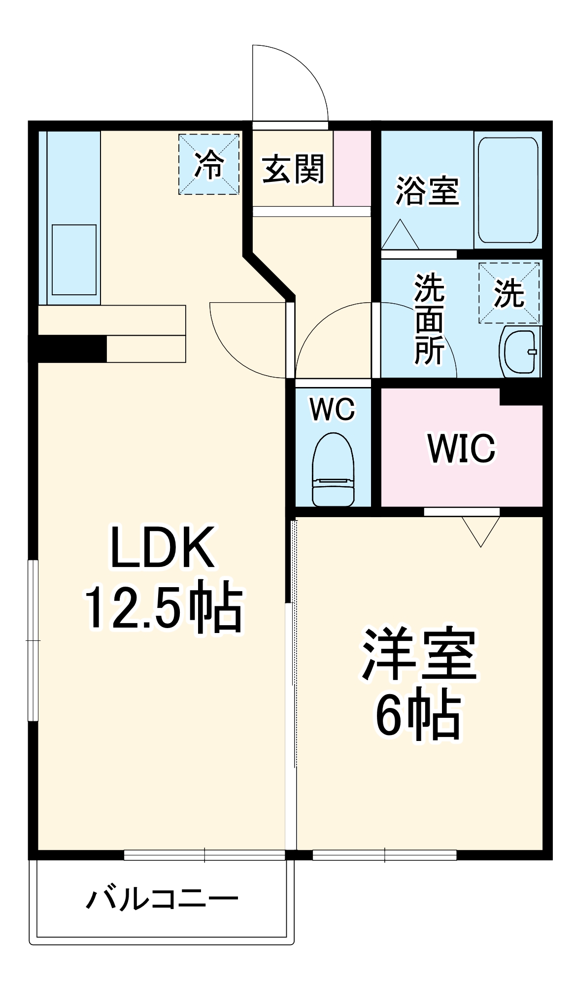 ベルデュールの間取り