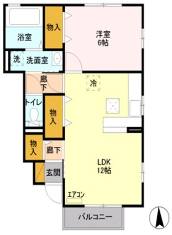 ヴェルドミールの間取り