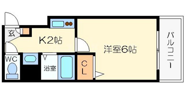 ライラック都島本通の間取り