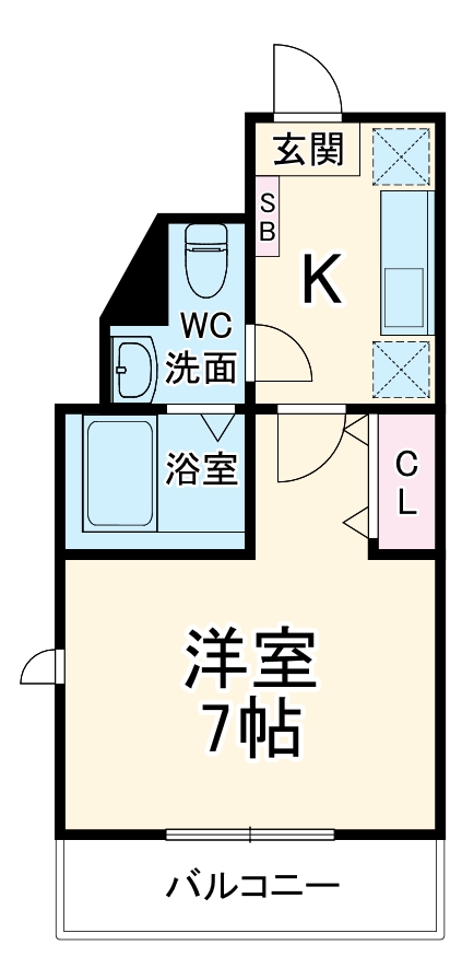 MQuarto湘南海岸公園Ⅱの間取り