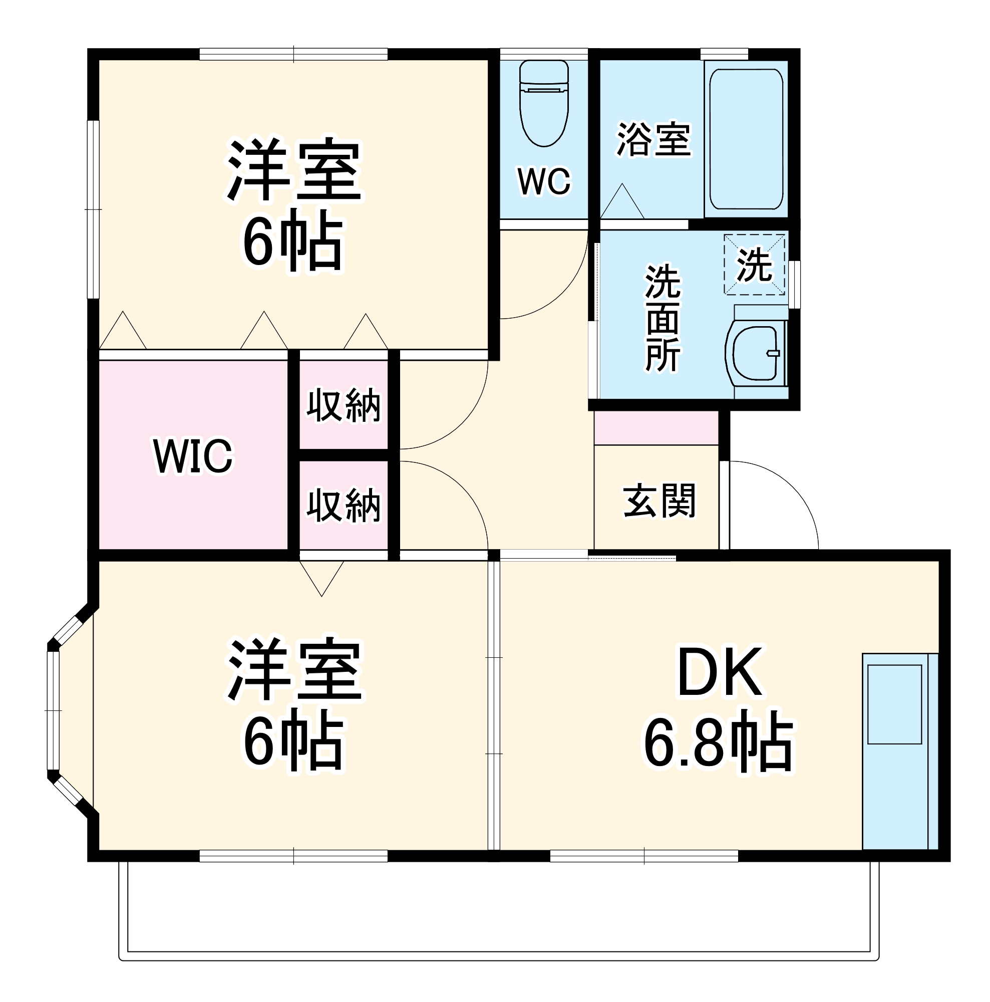 グランリーフの間取り