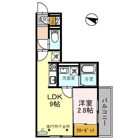 スリール　ドゥの間取り