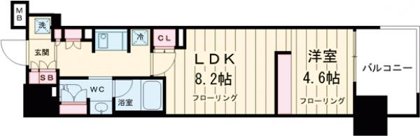 シティハウス西池袋の間取り