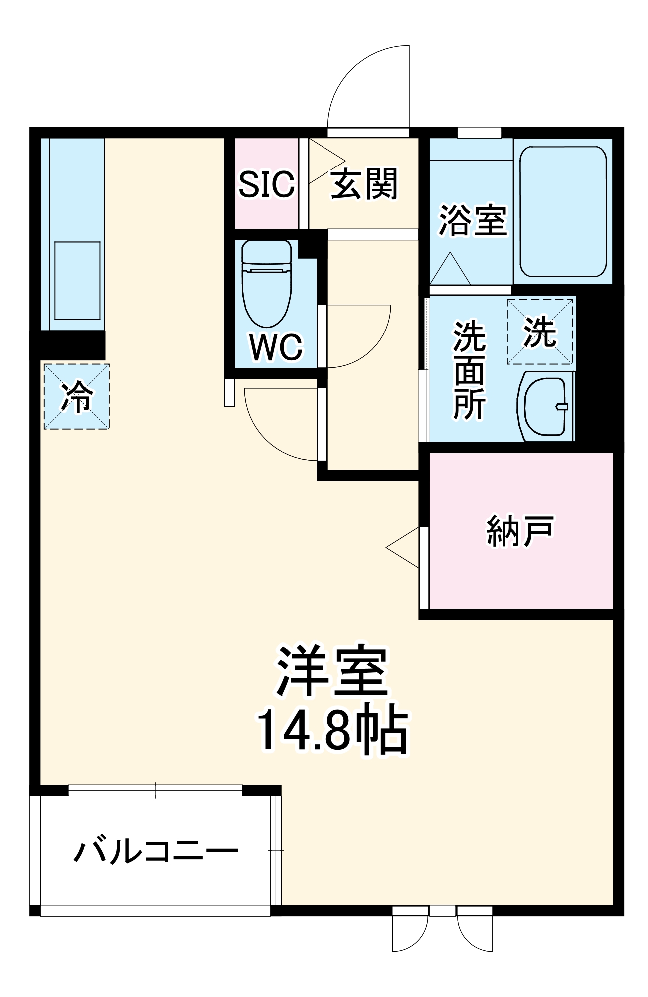 R the Cornerの間取り