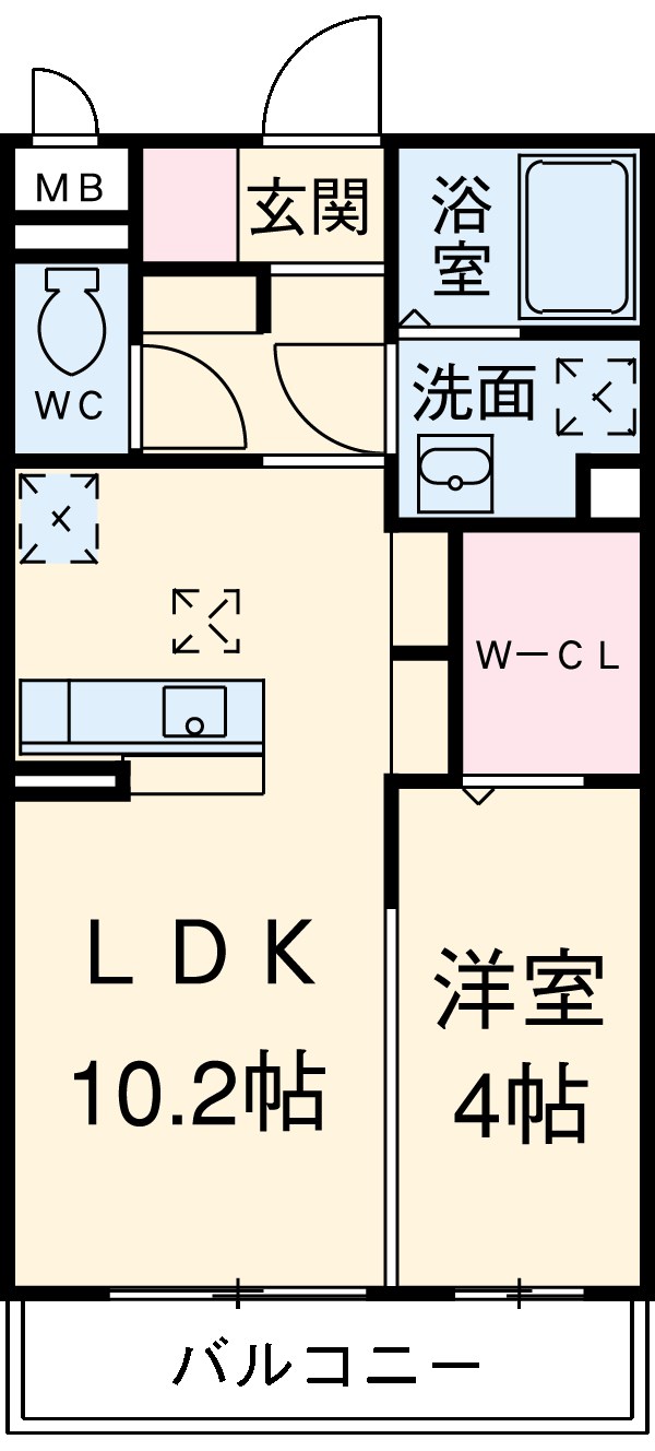 アリエッタの間取り