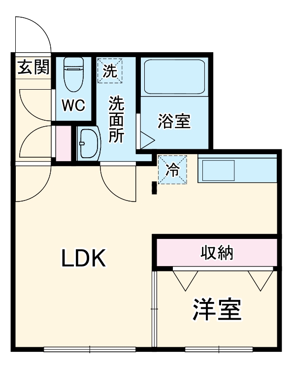 quador今池EASTの間取り