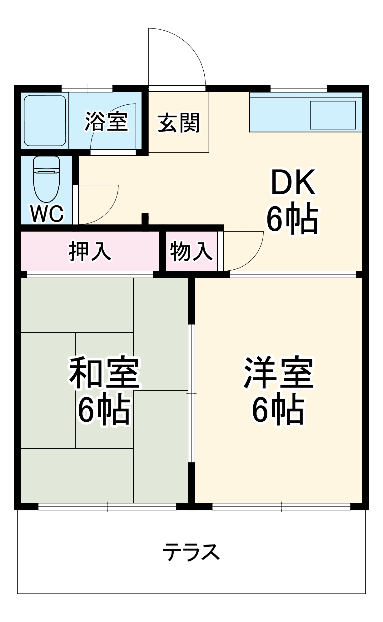 コーポ大藪の間取り