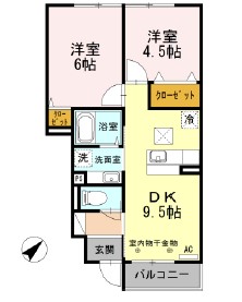 カサヴェールの間取り
