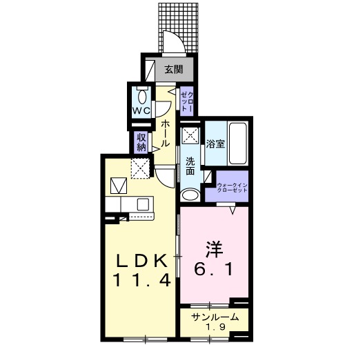 アドヴァンスの間取り