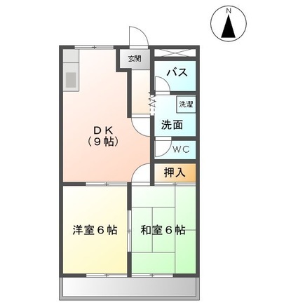 ツインハイムエクセルの間取り