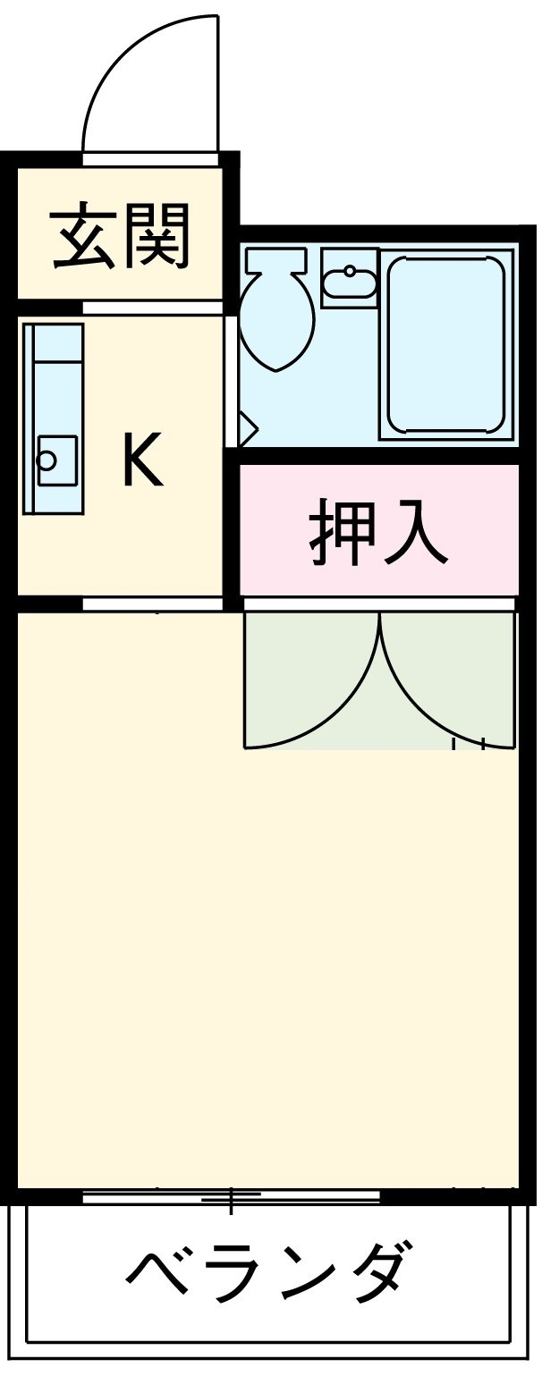 レインボーハイツの間取り