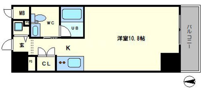 アーデンタワー南堀江の間取り