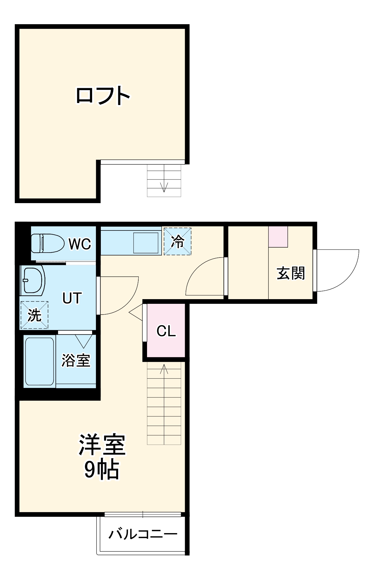 Patina砂田橋 (パティーナ砂田橋)の間取り