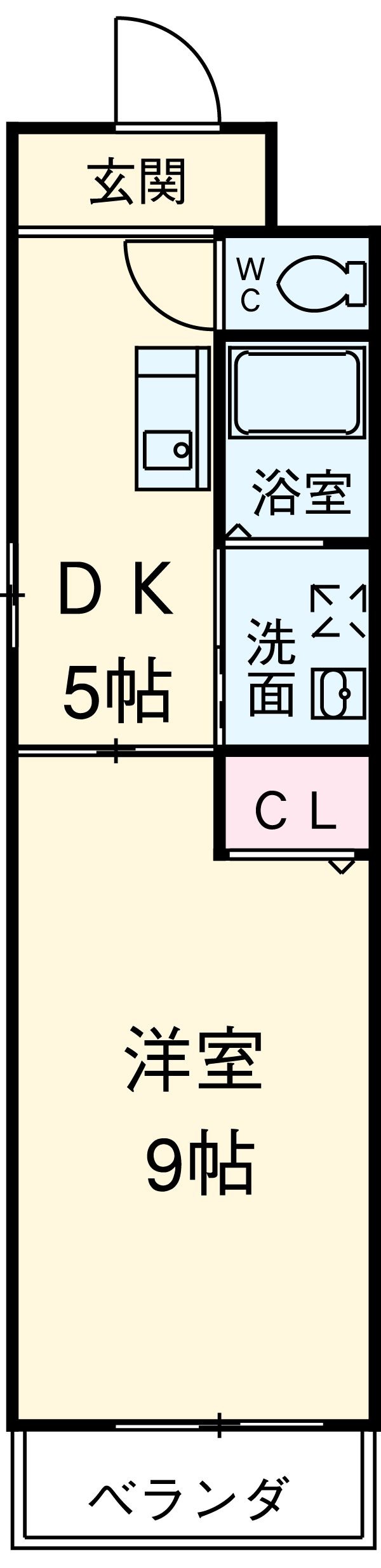 リヴィエール新の間取り