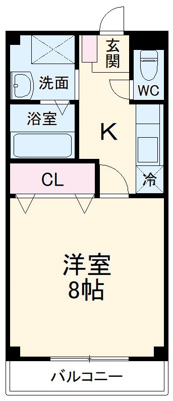 ルシール青葉の間取り