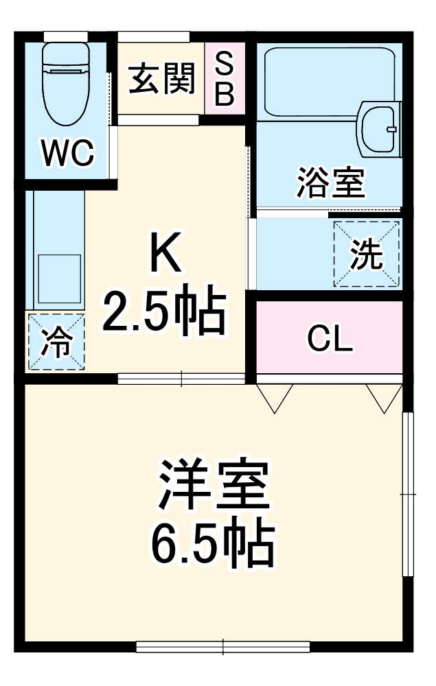 三山ハイツの間取り