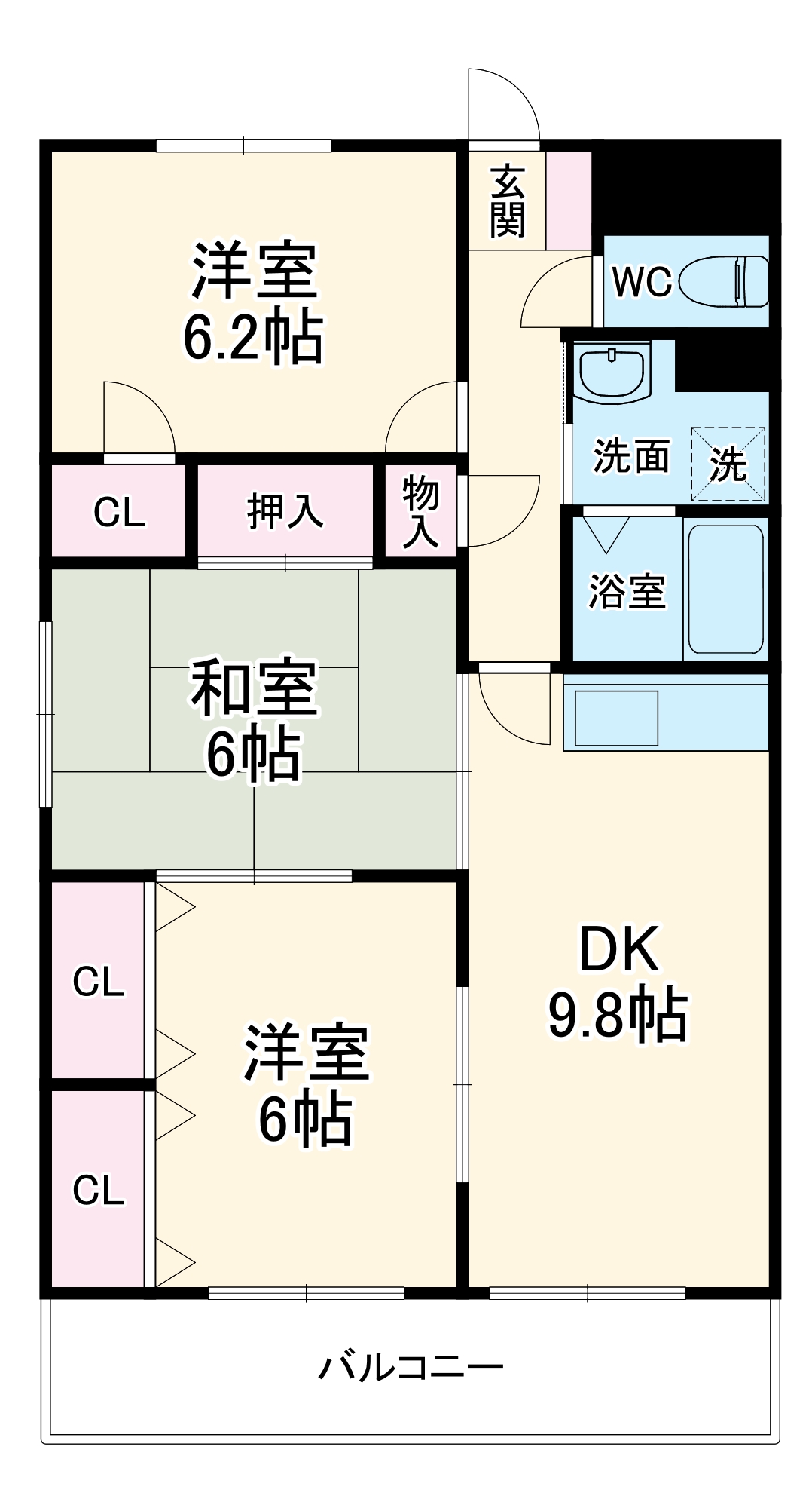 ライブリーYMKの間取り