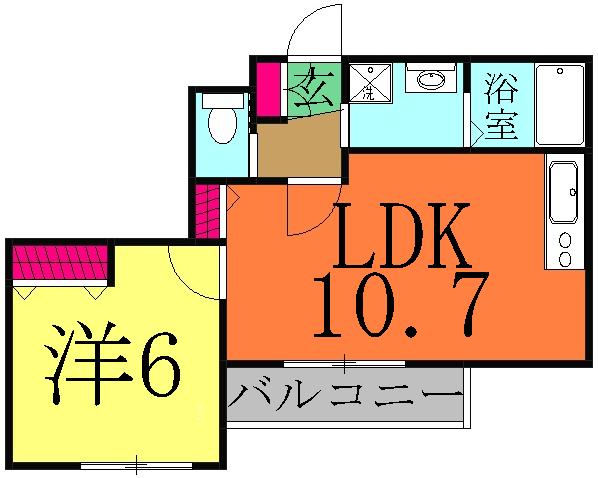 Lovely Rosaの間取り