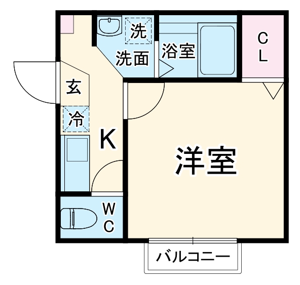 アークプレイス蓮沼の間取り