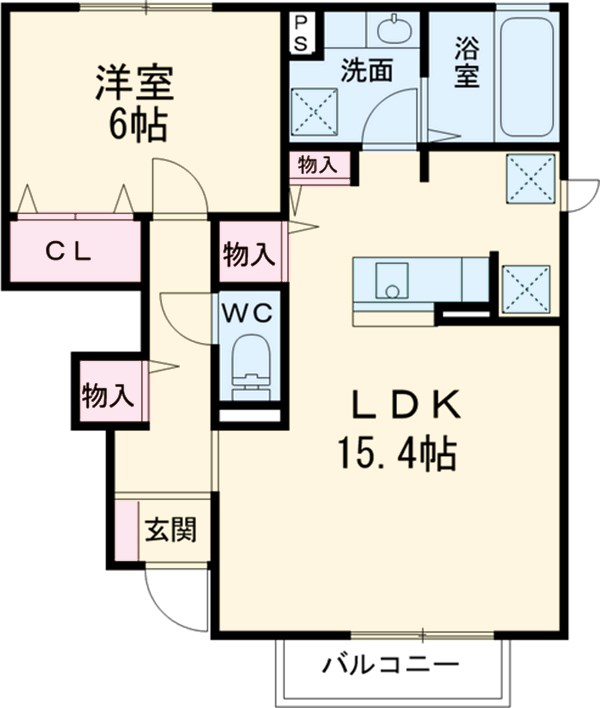 ダイヤモンドミストの間取り