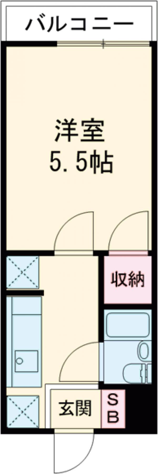 ノーベルコート立川の間取り